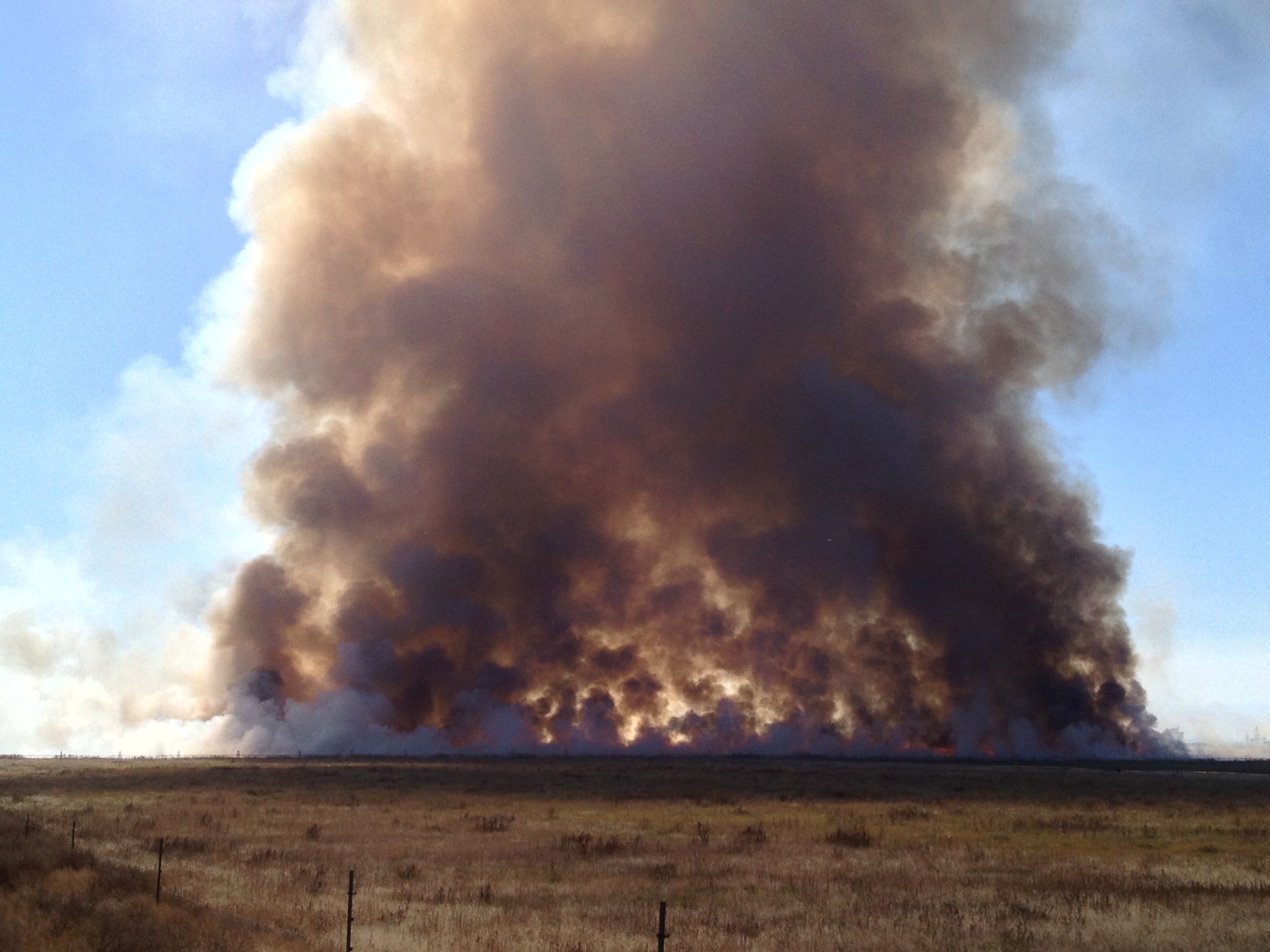 Field burning, Culver, Oregon