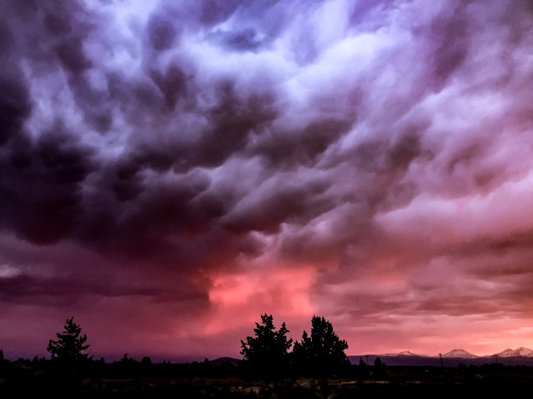 Central Oregon Storm Cell